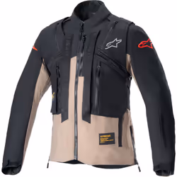 Alpinestars Techdura Veste de motocross, noir-brun, taille 2XL pour Hommes