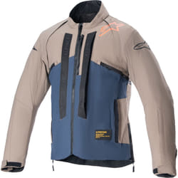 Alpinestars Techdura Veste de motocross, bleu-brun, taille 2XL pour Hommes