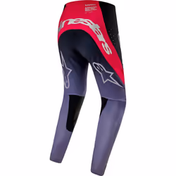 Alpinestars Supertech Dade Pantalon de motocross, noir-gris-rouge, taille 38 pour Hommes
