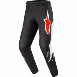 Alpinestars Fluid Lucent Pantalon de motocross, noir-blanc, taille 32 pour Hommes