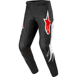 Alpinestars Fluid Lucent Pantalon de motocross, noir-blanc, taille 38 pour Hommes