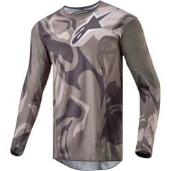 Alpinestars Racer Tactical Maillot de motocross, vert, taille S pour Hommes