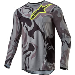 Alpinestars Racer Tactical Maillot de motocross, gris, taille XL pour Hommes