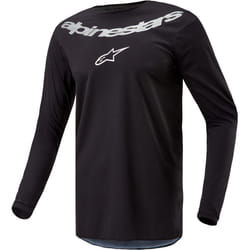 Alpinestars Fluid Graphite Maillot de motocross, noir, taille 2XL pour Hommes