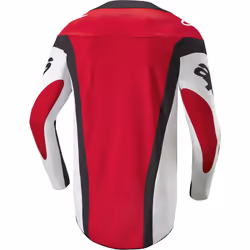 Alpinestars Techstar Ocuri Maillot de motocross, noir-blanc-rouge, taille M pour Hommes