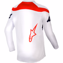 Alpinestars Racer Hana Maillot de motocross jeune, blanc-rouge-bleu, taille XL