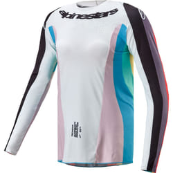 Alpinestars Stella Techstar Maillot de motocross féminin, multicolore, taille L pour Femmes