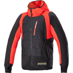 Alpinestars MO.ST.EQ Hybrid Veste textile de moto, noir-rouge, taille S pour Hommes