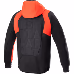 Alpinestars MO.ST.EQ Hybrid Veste textile de moto, noir-rouge, taille S pour Hommes