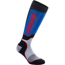 Alpinestars Plus Chaussettes de motocross pour les jeunes, noir-rouge-bleu, taille M L
