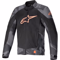 Alpinestars T-SP X Superair Veste textile de moto, gris, taille M pour Hommes