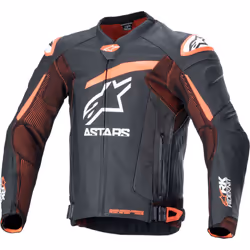 Alpinestars GP Plus R V4 Rideknit veste en cuir de moto perforée, noir-rouge, taille 52 pour Hommes