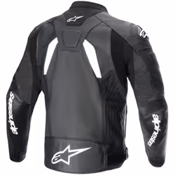Alpinestars GP Plus R V4 Airflow veste en cuir de moto perforée, noir-blanc, taille 52 pour Hommes