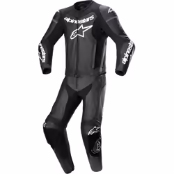 Alpinestars GP Force Lurv combinaison en cuir de moto deux pièces perforée, noir, taille 50 pour Hommes