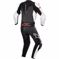 Alpinestars GP Force Lurv combinaison en cuir de moto deux pièces perforée, noir-blanc-rouge, taille 56 pour Hommes