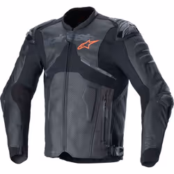 Alpinestars Atem V5 veste en cuir de moto perforée, noir, taille 56 pour Hommes