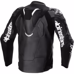 Alpinestars Atem V5 veste en cuir de moto perforée, noir-blanc, taille 54 pour Hommes