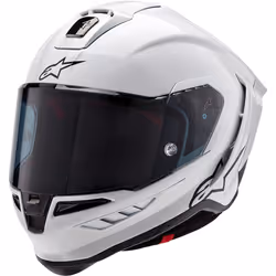 Alpinestars Supertech R10 Carbon Casque, blanc, taille S pour Hommes