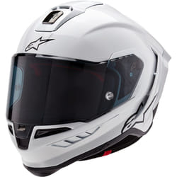 Alpinestars Supertech R10 Carbon Casque, blanc, taille L pour Hommes