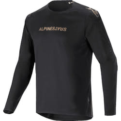 Alpinestars A-Aria Polartec Switch Maillot de vélo à manches longues, noir-or, taille XL pour Hommes
