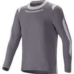 Alpinestars A-Dura Dri Wool Maillot de vélo à manches longues, gris, taille M pour Hommes