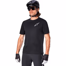 Alpinestars A-Aria Astar Maillot de vélo à manches courtes, noir, taille L pour Hommes