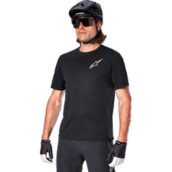Alpinestars A-Aria Astar Maillot de vélo à manches courtes, noir, taille L pour Hommes
