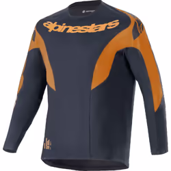 Alpinestars A-Supra Race Maillot à manches longues, noir-or, taille 2XL pour Hommes