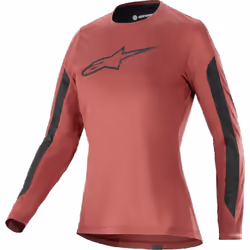 Alpinestars Stella A-Dura Dri Astar Maillot de vélo à manches longues pour femme, rouge, taille XL pour Femmes