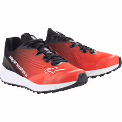 Alpinestars Meta Road V2 Chaussures, noir-blanc-rouge, taille 46 pour Hommes