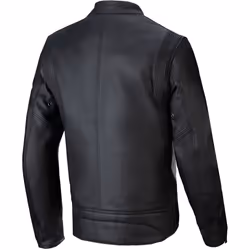 Alpinestars Dyno Blouson en cuir de moto, noir, taille S pour Hommes