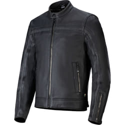Alpinestars Dyno Blouson en cuir de moto, noir, taille XL pour Hommes