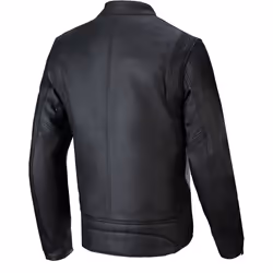Alpinestars Dyno Blouson en cuir de moto, noir-blanc-rouge, taille XL pour Hommes