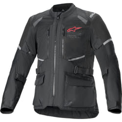 Alpinestars Andes Air Drystar veste textile de moto imperméable, noir, taille XL pour Hommes