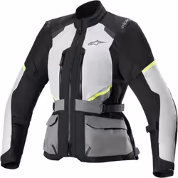 Alpinestars Stella Andes Air Drystar® imperméable dames moto textile veste, noir-gris, taille M pour Femmes