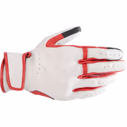 Alpinestars Dyno gants de moto perforés, noir-blanc-rouge, taille S pour Hommes
