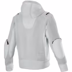 Alpinestars Moflow Air Tech Sweat à capuche zippé moto, gris, taille S pour Hommes