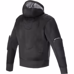 Alpinestars Moflow Air Tech Sweat à capuche zippé moto, noir, taille M pour Hommes