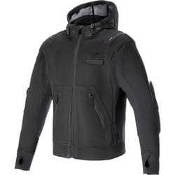 Alpinestars Moflow Air Tech Sweat à capuche zippé moto, noir, taille 4XL pour Hommes