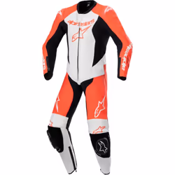 Alpinestars GP Plus V2 Combinaison 1 pièce en cuir pour jeunes, noir-blanc-rouge, taille 120