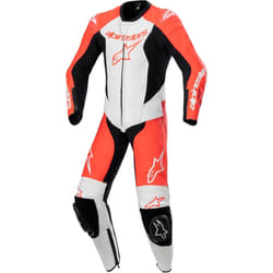 Alpinestars GP Plus V2 Combinaison 1 pièce en cuir pour jeunes, noir-blanc-rouge, taille 150