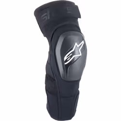 Alpinestars A-IMPACT PLASMA ELITE SHIELD Genouillères de vélo, noir, taille M pour Hommes