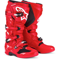 Alpinestars Tech 7 Bottes de motocross, rouge, taille 43 pour Hommes