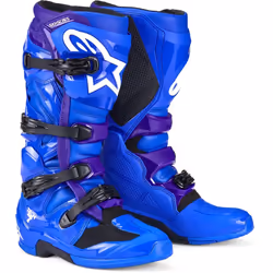 Alpinestars Tech 7 Bottes de motocross, bleu, taille 43 pour Hommes