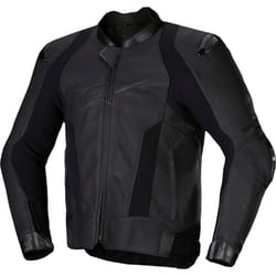 Alpinestars Missile V3 Blouson de moto en cuir, noir, taille 56 pour Hommes