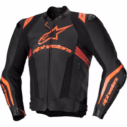 Alpinestars Missile Ignition V3 Blouson en cuir de moto perforé, noir-rouge, taille 48 pour Hommes