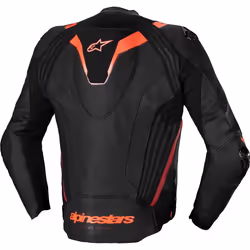 Alpinestars Missile Ignition V3 Blouson en cuir de moto perforé, noir-rouge, taille 54 pour Hommes