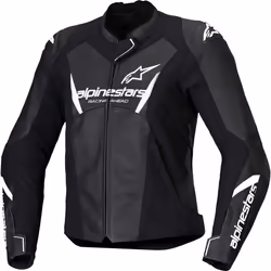 Alpinestars Stella Faster V3 Moto femme cuir Jacke, noir-blanc, taille 44 pour Femmes