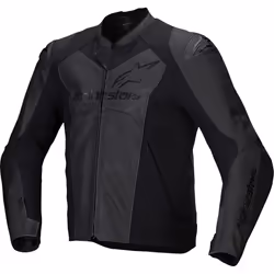 Alpinestars Faster V3 Airflow Blouson de moto perforé en cuir / textile, noir, taille 56 pour Hommes