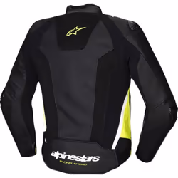 Alpinestars Missile V3 Airflow Blouson en cuir de moto perforé, noir-blanc-jaune, taille 50 pour Hommes - Vue supplémentaire 3